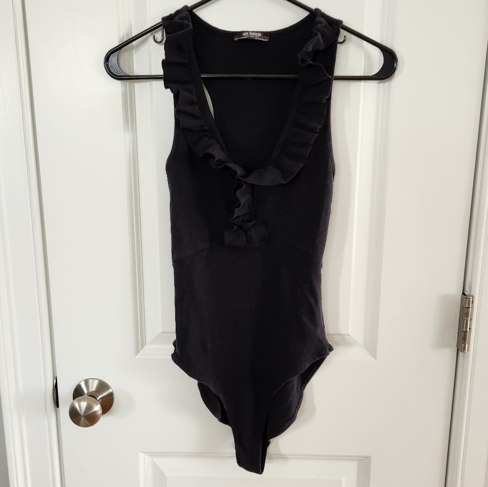 Zara bodysuit - black - size M - good condition